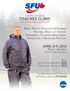 SFU Coaches Clinic @ SFU Burnaby Campus