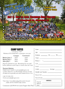 All Pro Camp 2016