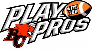 BC Lions Play with the Pros logo